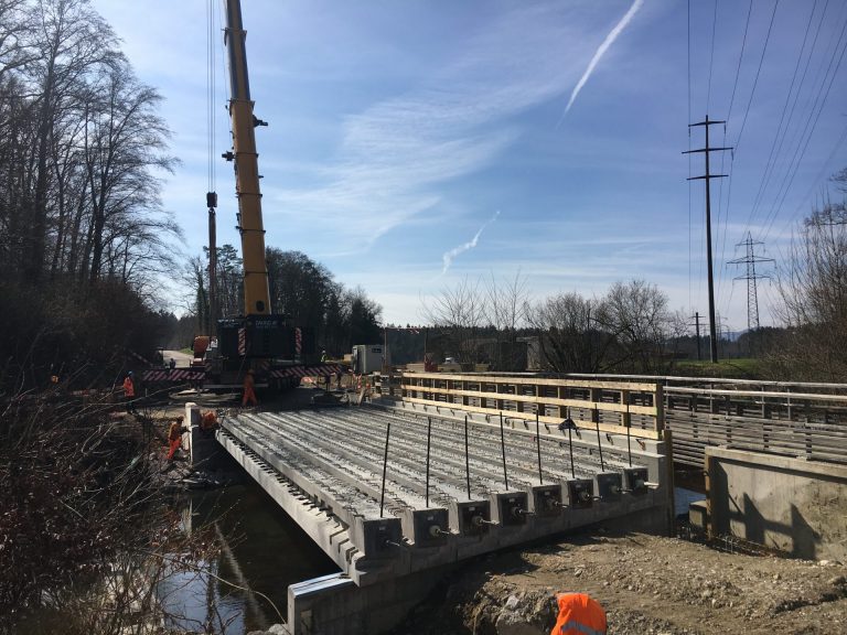 Neubau Brücke Steinerkanal, Rupperswil