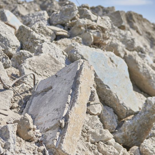 NEWS: Einschränkungen bei der Annahme von Betonbruch