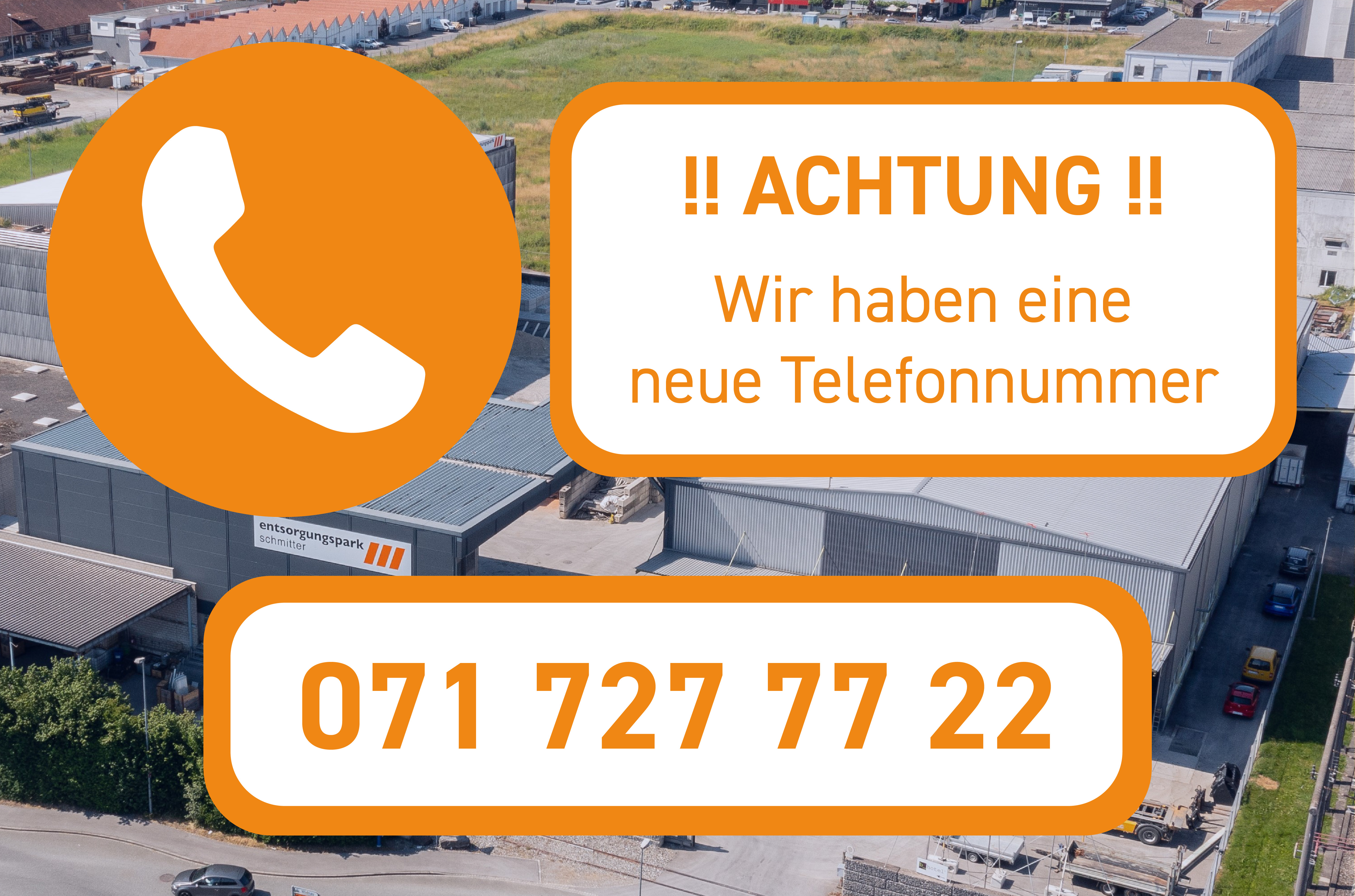 Neue Telefonnummer Entsorgungspark