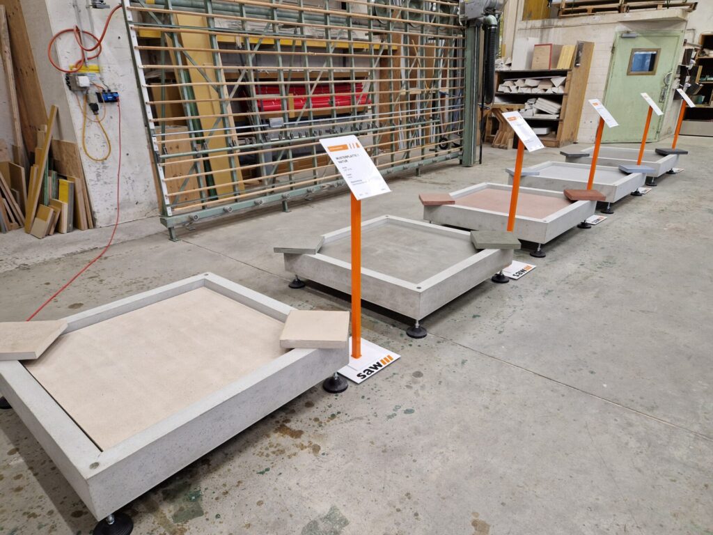 Fliessestrich Musterplatten