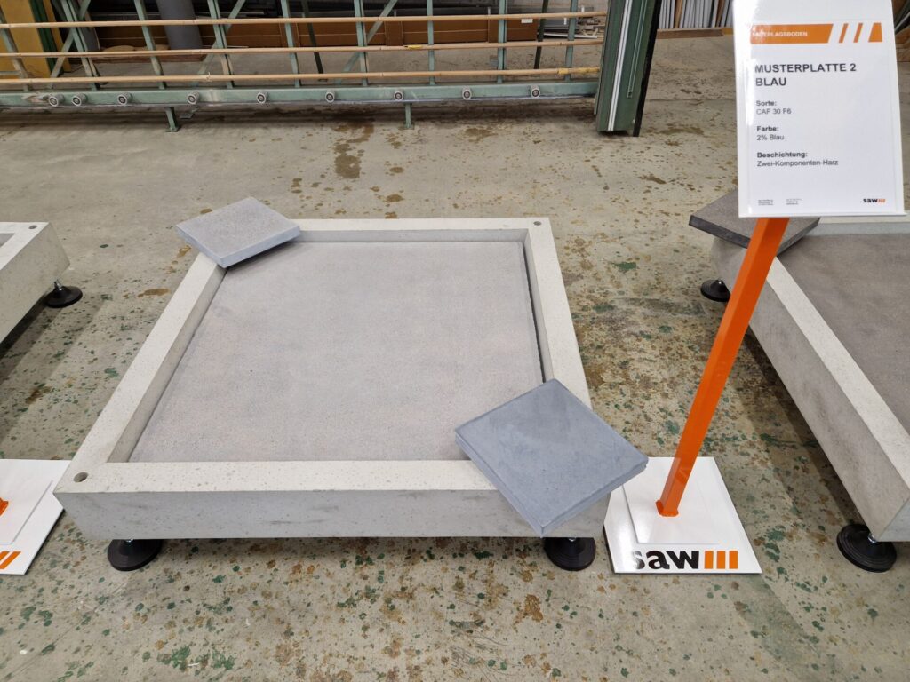 Musterplatte 2 - Blau