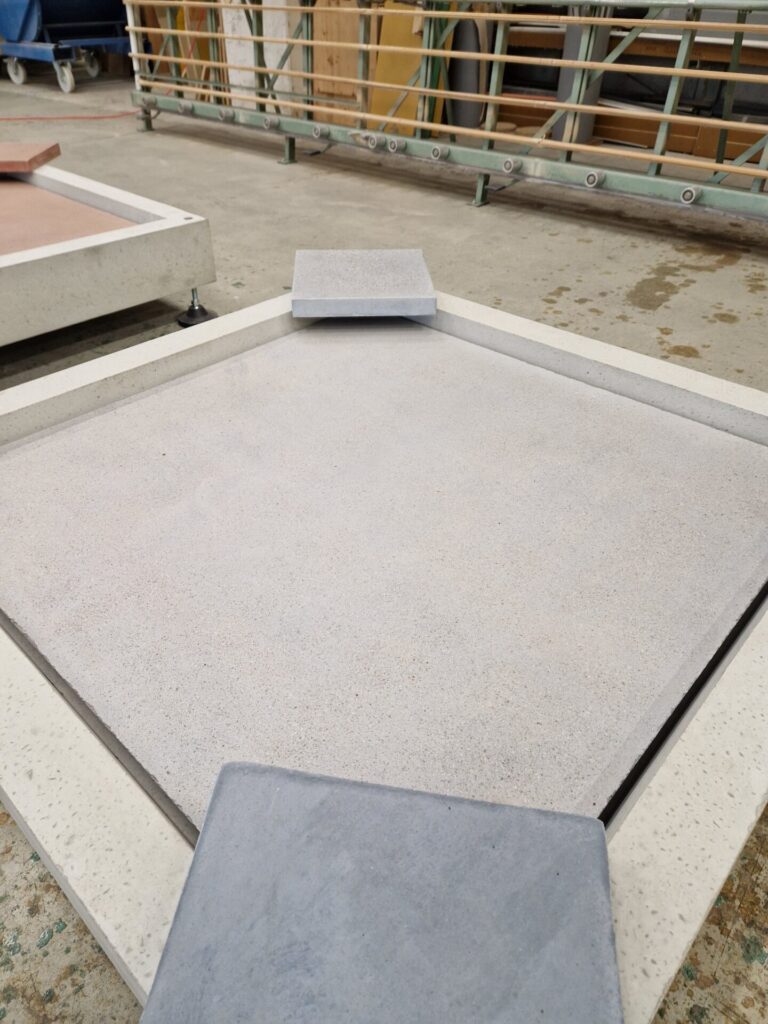 Musterplatte 2 - Blau