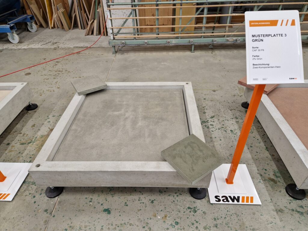 Musterplatte 3 - Grün