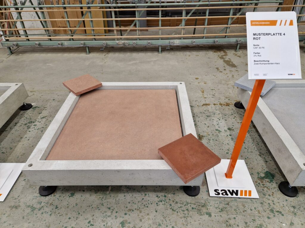 Musterplatte 4 - Rot