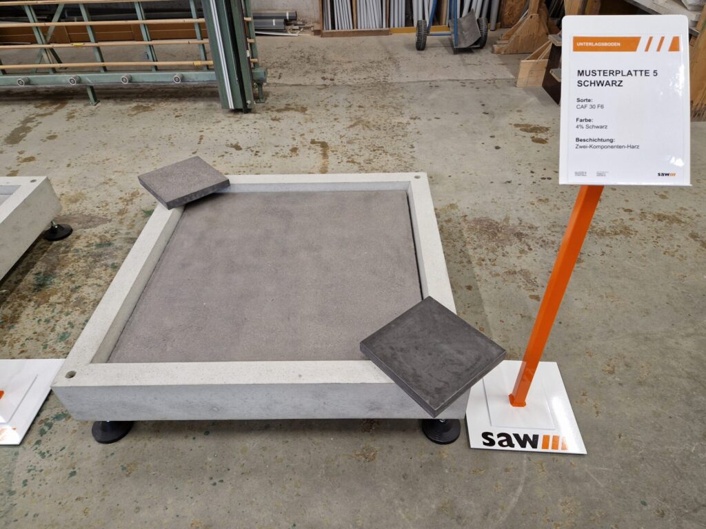 Musterplatte 5 - Schwarz