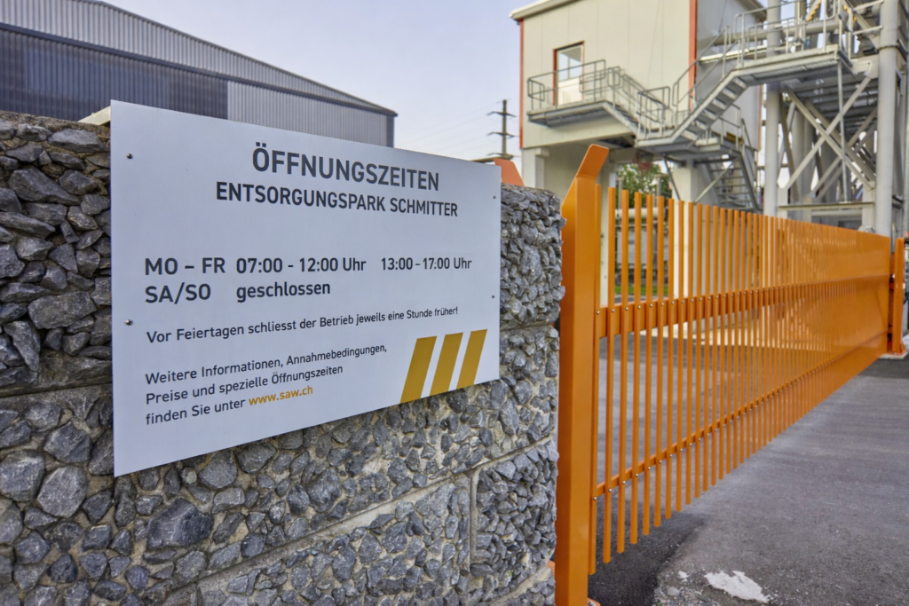 Neue Öffnungszeiten Entsorgungspark Schmitter ab 1. April 2026